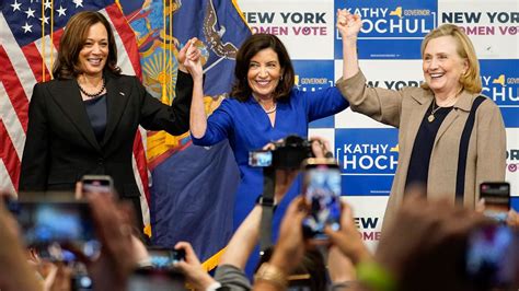 Hillary Clinton Rallies Democrats Behind Kamala Harris at DNC.